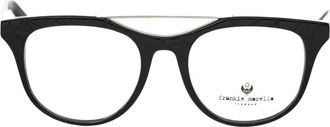 Frankie Morello Montatura Wayfarer - - Accessories - Uomo - Nero - ONE SIZE