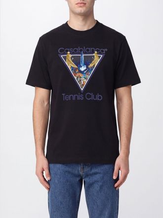 Casablanca T-shirt girocollo in cotone organico con stampa grafica