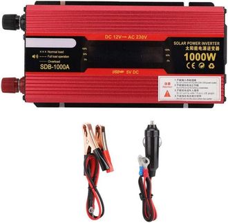 OEM Inversor Solar, Inversor De 1000 W, Inversor Solar De 12 V A 220 V, 1000 W, 50 Hz, Con Tecnolog&iacute;a De Chip Avanzada, Inversor Solar (12 V A 220 V)