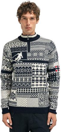 Dale of Norway Ol History Sweater - Mens in Navy/off White/raspberry at Nordstrom, Size Medium