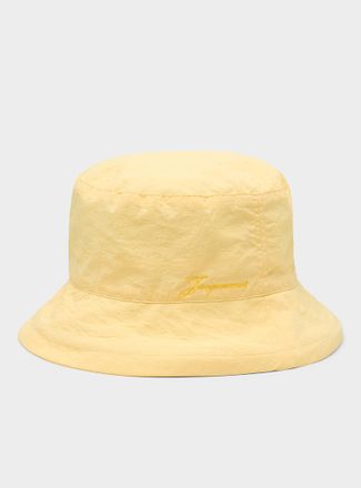 Jacquemus Womens Baluchon canvas bucket hat