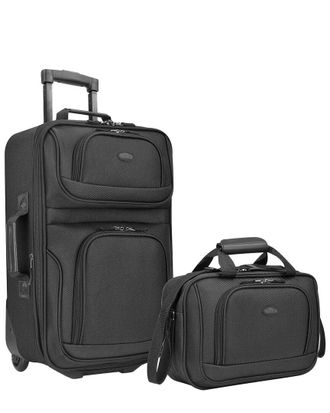 Travelers Choice Us Traveler Rio Expandable 2Pc Luggage Set