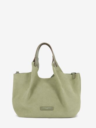 Gianni Chiarini Borsa Dua in suede willow