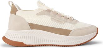 Kurt Geiger Mens Jasper Sneakers - Beige - Size UK 12