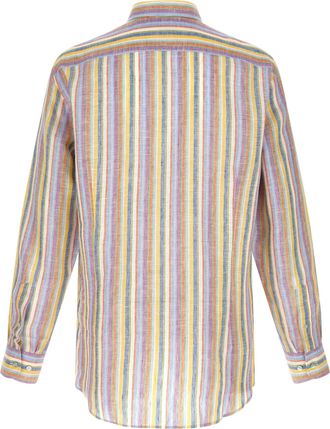 Etro Striped Linen Shirt - Multicolor