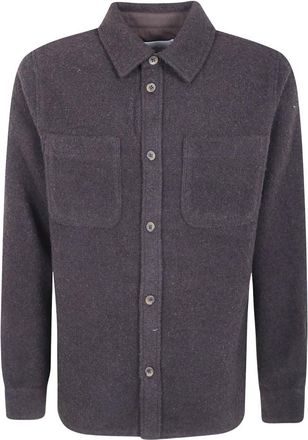 Les Deux Hombre, Camisas, Marr&oacute;n, Talla: M
