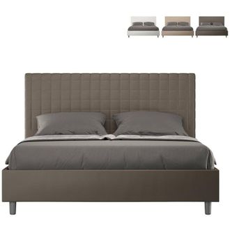 Itamoby Cama Matrimonio 160x190 Contenedor Dise&ntilde;o Moderno Sunny M Color: Marr&oacute;n - Versi&oacute;n: Modelo Est&aacute;ndar