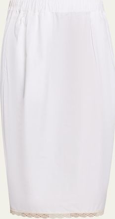 Maria McManus Lace-Trim Midi Tulip Skirt
