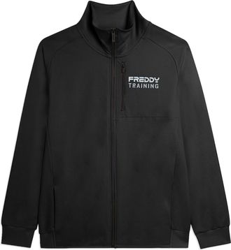 Freddy Felpa zip con taschino e cuciture sportive