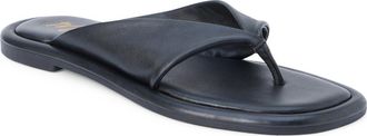 Matisse Footwear Mirage Flip Flop in Black Leather at Nordstrom, Size 10