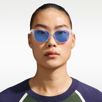 Nike Womens Fusion Flow Sunglasses in Blue | IQ9345X-915