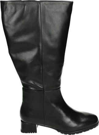 Ara Boots - Dames - Hoge Laarzen - Zwart - 41 EU - Leer - Schoenen