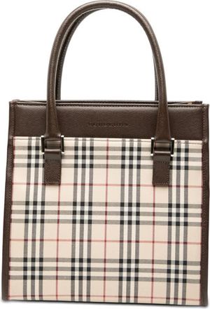 Burberry Pre-owned Burberry House Check Canvas Handbag Ladies M721PYRXCTH71B56