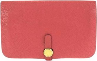 Herm&egrave;s Pre-owned Portafoglio Lungo Dogon GM Rosso - - Pre-owned - Donna - Rosso - ONE SIZE