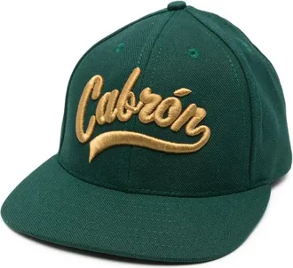 Willy Chavarria Embroidered Flat-peak Cap