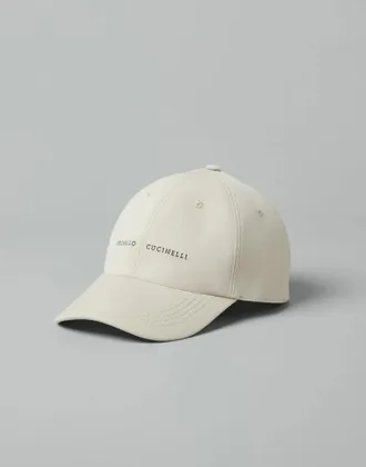Brunello Cucinelli Bicolor Cotton Cap (Baseball Mens Hat)
