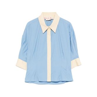 Marni Collared Panelled Top
