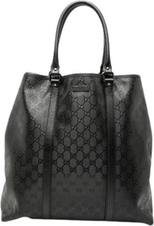 Gucci Pre-owned Tote Bags, female, Black, Size: ONE SIZE Pre-owned Vintage Tote