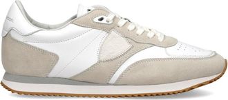 Philippe Model Blville Running Sneaker - Heren - Sneakers - Wit - 42 EU - Katoen - Schoenen