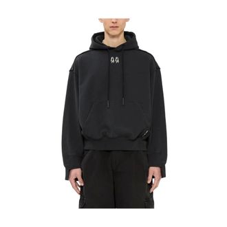 44 Label Group Hoodies & sweatvesten, Heren, Zwart, S, Katoen, Sweatshirt