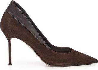 Aquazzura Schoenen, Dames, Bruin, 38 1/2 EU, Pumps