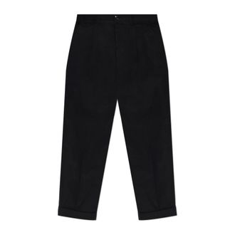 Ami Wide Trousers, male, Black, Size: S Carrot Oversized Trousers