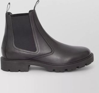 Celine leather chelsea boots