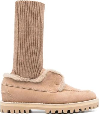 Le Silla Enkellaarsjes - Dames - Winterlaarzen - Bruin - 36 EU - Leer - Schoenen