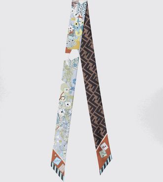 Fendi Bandeau in seta stampato Fendi