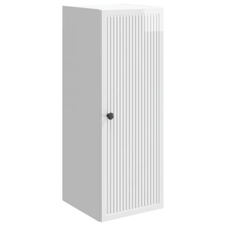 vidaXL Armario De Pared Blanco Brillante 33 X 34,5 X 90 Cm Vidaxl