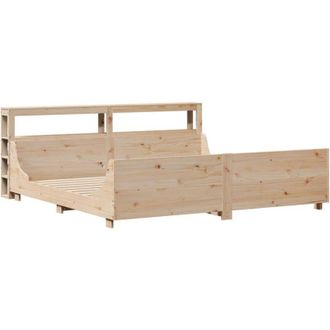 vidaXL Vidaxl - Estructura De Cama Sin Colch&oacute;n Madera Maciza De Pino 200x200 Cm