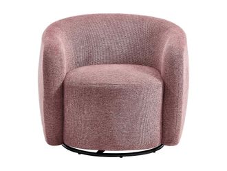 VENTE-UNIQUE.COM Sill&oacute;n cl&aacute;sico tela rosa