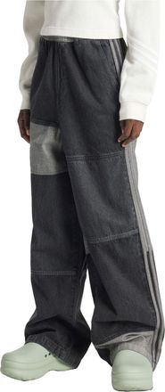 adidas (WMNS) adidas KSENIASCHNAIDER Patchwork Jeans Asia Sizing True Black Denim IS0514