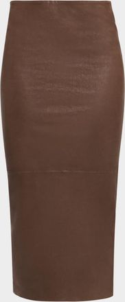 SPRWMN Leather Tube Skirt