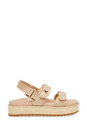 Steve Madden Damen Dina – Flache Ledersandale Mit Verstellbarem Knöchelriemen | Bequem & Zeitlos Für Den Sommer