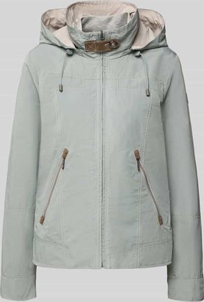 Gil Bret Jacke mit Kapuze und Rei&szlig;verschlusstaschen in Hellgruen, Gr&ouml;&szlig;e 36