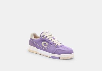 Coach Womens Soho Sneaker in Purple, Size 9.5