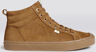 Cariuma Cariuma OCA High Sneakers All Camel Suede Lifestyle Shoes HAWK132