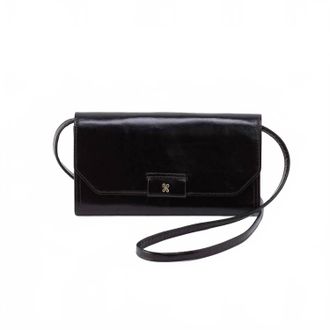 Hobo Womens Romy Crossbody Wallet In Black