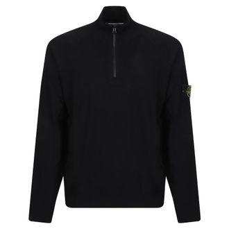Stone Island Truien & Vesten, Heren, Zwart, L, Turtleneck Trui