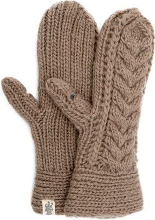 Nirvanna Designs Soho Mittens in Taupe at Nordstrom