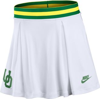 Nike Oregon Heritage Nike Womens Dri-FIT College Skort in White | 048E0A6AUOV-X2F