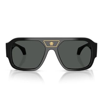 Versace Sunglasses Ve4508 U Gb1/87 Black/Dark Gray Men