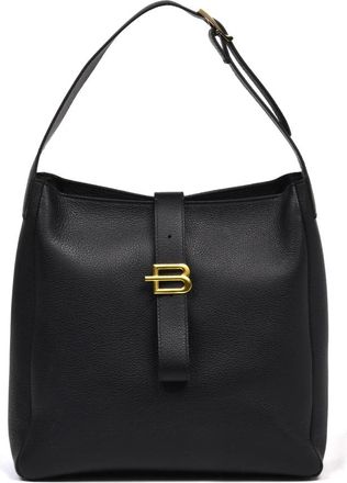 Baldinini Bottalato Leren Schoudertas - Dames - Schoudertassen - Zwart - ONE Size - Leer - Tassen