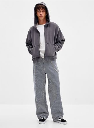 Dickies Mens Hickory stripe carpenter pant Loose fit