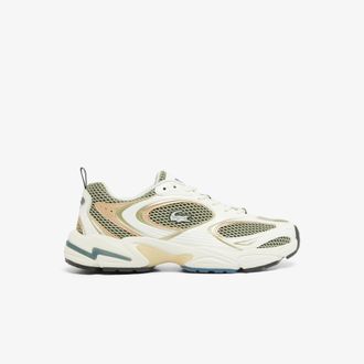 Lacoste Heren Storm 96 2K Synthetisch Leer Trainers (Kaki Groen)