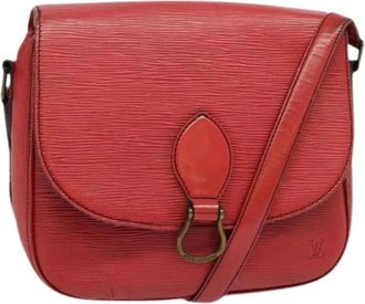 Louis Vuitton Pre-owned Vintage Cross Body Bag - Dames - Vintage Schoudertas - Rood - ONE Size - Leer - Vintage