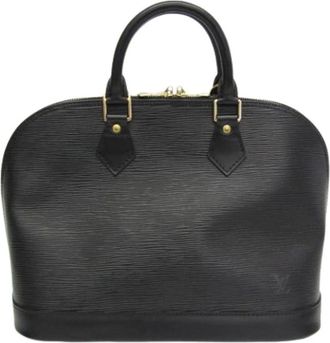 Louis Vuitton Pre-owned Handbags, female, Black, Size: ONE SIZE Pre-owned Alma