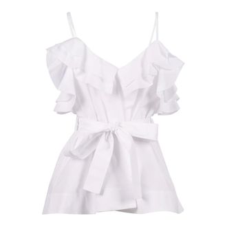 P.A.R.O.S.H. Mujer, Blusas y Camisas, Blanco, Talla: S