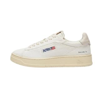 Autry Dallas Lage Sneakers - Heren - Sneakers - Wit - 42 EU - Katoen - Schoenen